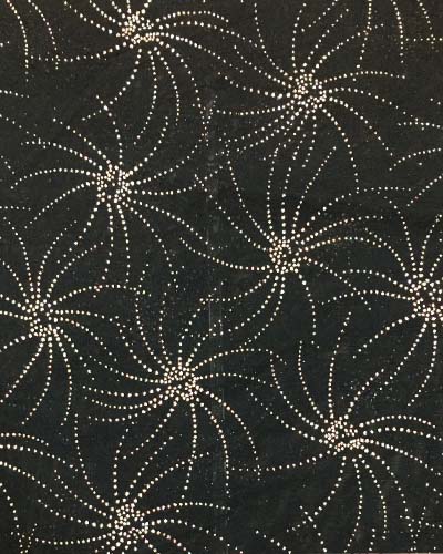 Starburst elasztikus tüll - BLACK/SILVER